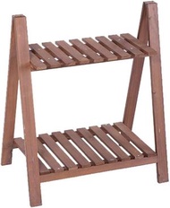 雜乜鋪 - 室內折疊陽台客廳組合 實木階梯多層花架電視櫃收納架 綠蘿多肉吊蘭盆栽優選