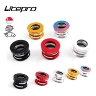 [OOTD_SPORTS] LITEPRO Folding Bike Headset Aluminum Alloy Material 44mm Size For Fnhon Ynhon 412 P18 P8