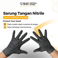 Sarung Tangan Karet Hitam Latex Serbaguna Barbershop Detailing Tatto Buat Masak Kerja Anti Panas