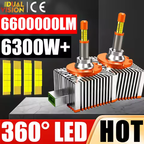 6300W 6600000LM D1S D3S LED Car Headlight HID D3S D8S D1R D3R D Series 360 Degree CSP Bulbs Canbus 6