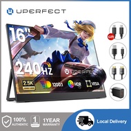 UPERFECT UGame - 2.5K 240Hz Gaming Monitor 16 Inch Portable Monitor VESA Type C HDMI for Swtich XBox