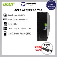 Acer Aspire XC-710 i5-6400 8GB DDR3 RAM 1TB HDD Nvidia GeForce GT 710 Win 10 Home Desktop PC Compute