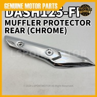HONDA DASH125-FI MUFFLER PROTECTOR, REAR (CHROME) DASH 125 FI DASH125FI EXHAUST COVER CASING PELINDU