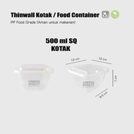 ready Thinwall DM 500 ml Kotak (50 pc) murah