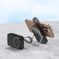 【China CCC】Bluem Powerban k Magnetic แบตสำรอง พาวเวอแบงค์ พาวเวอร์แบงค์ ชาร์จไว35W พับปลั๊กAC 20000m