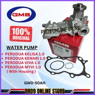 GMB WATER PUMP PERODUA Kelisa 1.0, Kenari 1.0, Viva 1.0, Myvi 1.0 With Housing Complete Set GWD-50AH