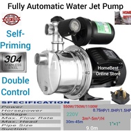 Fully Automatic Intelligent Self Priming Water Jet Pump | 0.75hp--3.0hp | Waterproof & Weatherproof