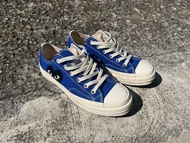 Converse x CDG Play 川久保玲 藍色低筒帆布鞋