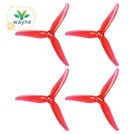 Three-Hole for 1505-3600KV Brushless Motor Propeller- 2Pairs 4023 3-Blade PC Props for RC FPV Drone 