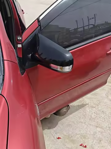 Car Styling Door Side Wing Rearview Mirror Cover Trim Shell With OX Horn Cap For Toyota Corolla 2009