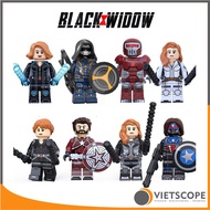 Lắp ráp 8 nhân vật Black Widow Góa Phụ Đen - Non lego – 8021