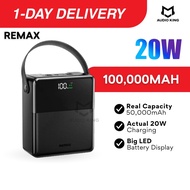 REMAX 100000mAh Power Bank 100k Powerbank Charger USB Type C Usb C Camping Large Besar Huge FP1 Orig