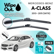 [PREMIER] WipeOut UltraBeam Silicone EcoRefill-Technology Wiper Mercedes-Benz A Class 2013 - 2015 (W