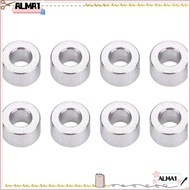 ALMA 8Pcs Damper Spacer Washer, Silver Tone d2.6xD5x2 Shock Absorber Spacer, Practical Aluminium Alloy Grommet Spacer Pads for RC Model Car