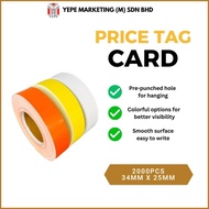 2000pcs Shirt Tag Label / Clothing / Hang Tag / Garment Label / Tag Label Pakaian / Tag Label Baju