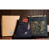 💯 JEANS PINION  RED NIGHT 18oz Slim fit & straight cutting heavy denim #denim 74 15oz #denim khen #d