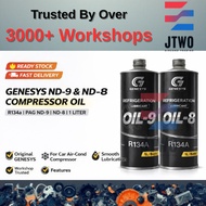 🔥PREMIUM🔥GENESYS ND-8 PAG-46, ND-9 PAG-100 Compressor Oil | Piston & Rotary Compressor | PAG Oil