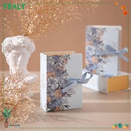 TEALY 5pcs Packing Box Flower Box Creative Kraft Paper DIY Gift Box Gift Box