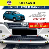 (LOWER GRILL) Perodua Axia 2023-2035 Front Bumper Lower Grill Honeycomb Glossy Black