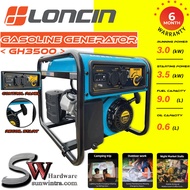 LONCIN GH3500 212CC Gasoline Generator / Penjana 3.5kW Gasoline Generator 3.5kW Reliable Portable Po