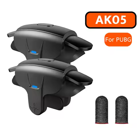 AK05 Game Controller For PUBG Mobile Phone Fire Aim Shoot Button Gamepad Trigger L1R1 Shooter Joysti