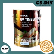 5L APPLE UV Timbertone 2in1🔅 Weather Resistance Quality Varnish Paint / Apple UV Timber🐜 Cat Varnish Anti Anai-Anai