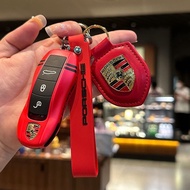 Suitable For Porsche Key Shell Cayenne Macan Panamera Taycan/911 Key Chain Package Modification