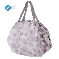 Shupatto - 【S489SP】Sea Pebbles - 快速收納手提環保袋購物袋 - 中碼 ▼H2(04516)