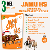 Jamu sapi HS Menambah makan dan minum vitamin sapi kambing domba kerbau kuda jamu pmk