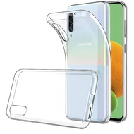 Clear/shockproof flexible case for Samsung A90 5G/ Tempered glass for Samsung A90 5G
