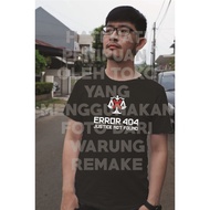 ERROR 404 JUSTICE NOT FOUND DISTRO T-SHIRT