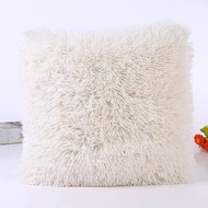 Sofa Cushion Cover/Cushion Cover Soft Fur Uk.45X45 Ivory