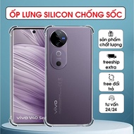 Vivo V40 / V40 Pro / V40E / V40 Lite transparent silicone shockproof / camera protection case