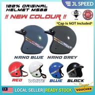 MS88 HELMET NANO GREY / NANO BLUE / RED / BLUE / WHITE / BLACK (Tali Tulisan Merah) 100% ORIGINAL MS