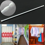 Woodrowo I.j Shop 1Pc Spring Loaded Bathroom Shower Curtain Rod Tension Extendable Telescopic Poles Rail Hanger