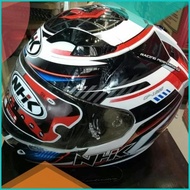 PUTIH MERAH Nhk GP 1000 HELMET MOTIF DOUBLE VISOR BLUE WHITE RED LISTING 19F3B2024 par