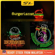 Neon LED BURGER Custom Advertising Logo Signage