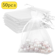 50pcs Mesh Garden Bag / Gift Storage Drawstring Bag / Breathable Garden Kebun Beg Buah / Anti Bird I