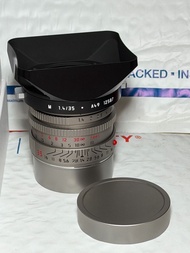 絕版老周雙非球 Light lens lab 35mm F1.4 Dual Aspherical 11873 (Titanium Limited Edition) Leica SUMMILUX AA
