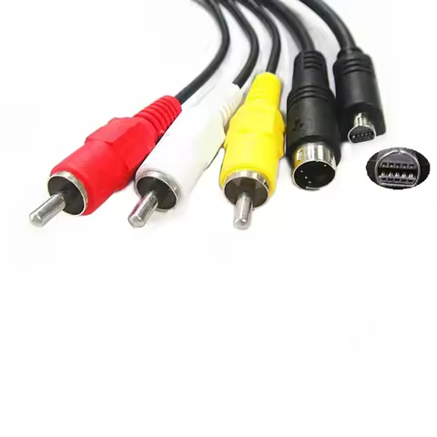 A/V TV Out Audio Video Cable for Sony HDR-HC5E DCR-HC96E HDR-HC1E DCR-HC38E DVD610E PC105 IP220 HC90