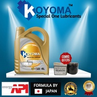 MAZDA 2 , MAZDA 3 ,MAZDA 6 SKY-ACTIV ,CX3 ,CX5, OIL FILTER PE01-14-302 + KOYOMA 10W40 SEMI SYNTHETIC