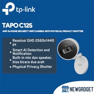 TP-LINK TAPO C125 4MP AI HOME SECURITY 2 WAY AUDIO WIFI CAMERA WITH PHYSICAL PRIVACY SHUTTER