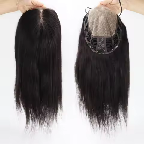 8x8inch Lace Base With Diamond Net Topper Real Remy Human Hair Lace Closure Bleached Knots Pre Pluck