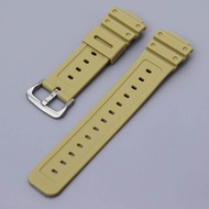 {TATLLr} Rubber Strap For Casio G shock GA2100 GWM5610 DW 5600 DW6900 16mm Men Women Sports Waterpro