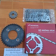 Bộ nhông xích HONDA Wave RS / RSX / ALPHA / Wave 110 / Fu Neo (H0640KTL640) Chính Hãng honda