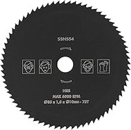 85mmX10mm Circular Cutting Saw - 72T HSS Circular Saw Blade Cutting Disc Wheel for Wood Metal Rotati