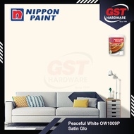 Nippon Paint Satin Glo Interior Paint 1L Off White Cat Rumah Nippon Paint Interior Cat Dinding Rumah