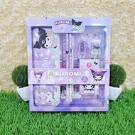 UNGU Stationary Set Kuromi 6in1 Purple 8015 Crayon Stationery Kuromi Crayon 6 pcs