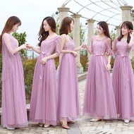 Elegant Blue Wedding Dinner Evening Dress Gown Bridesmaid Dresses