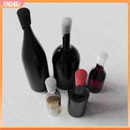 yakhsu|  Reusable Wine Stopper Champagne Saver Plug 4pcs Silicone Wine Bottle Stoppers Reusable Leakproof Sealers for Wine Beer Champagne Southeast Asian Buyers' Favorite